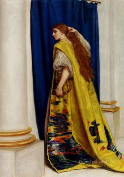 Esther prerrafaelita John Everett Millais Pinturas al óleo